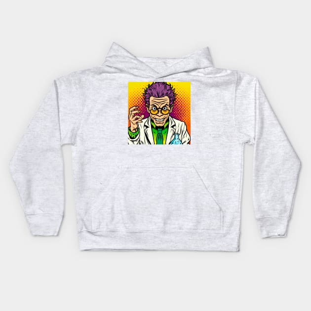 Mad scientist Kids Hoodie by KFX Productions